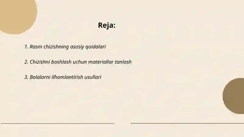 Tasviriy faoliyatga o'rgatish metodikasi 2