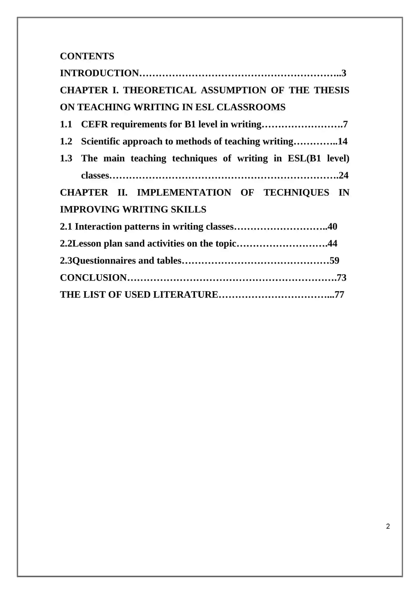 Efficient ways in teaching writing in esl classesfor b1 level students 2