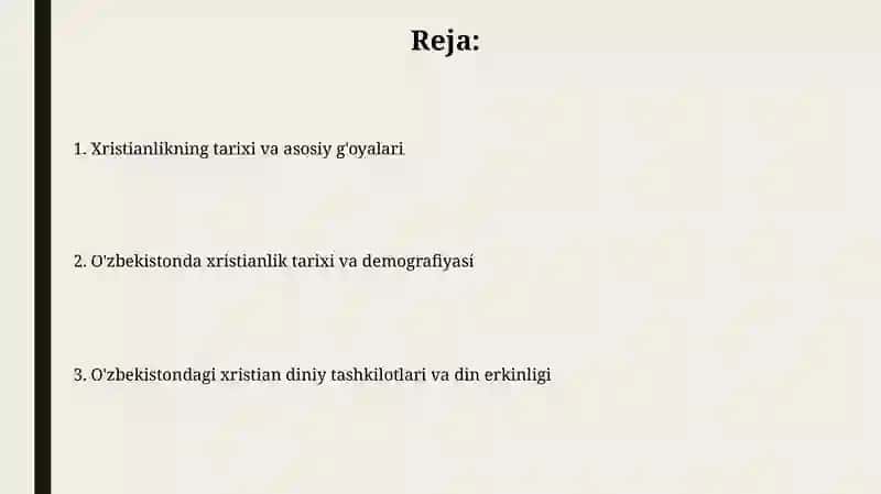 Xristian dini tarixi va asosiy g‘oyalari 2