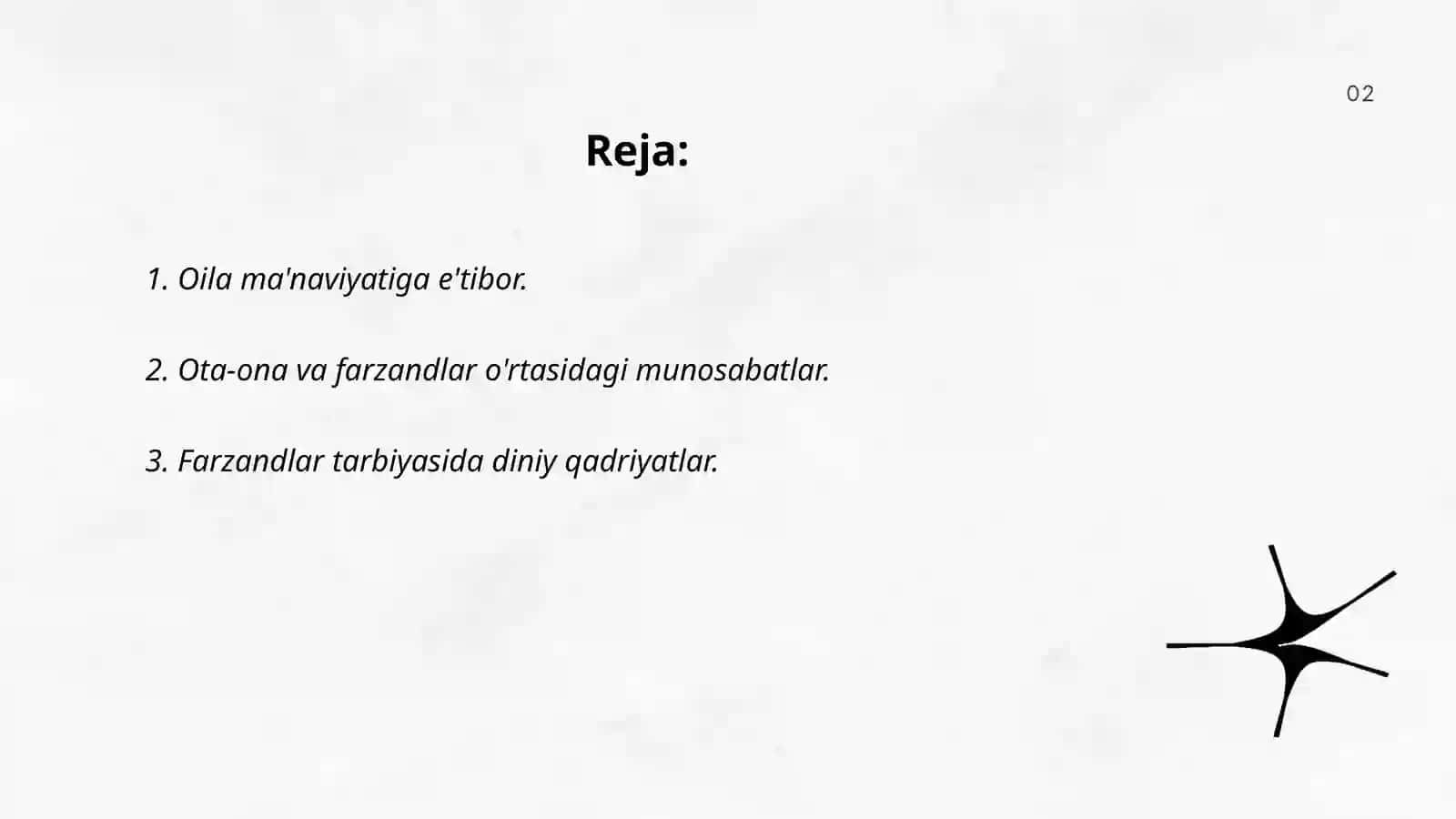 Oilada tarbiya asoslari 2