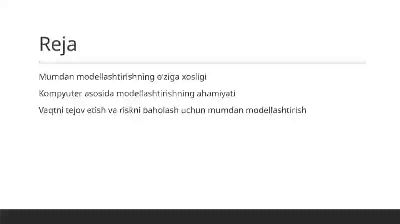 Mumdanmodellashtirish 2