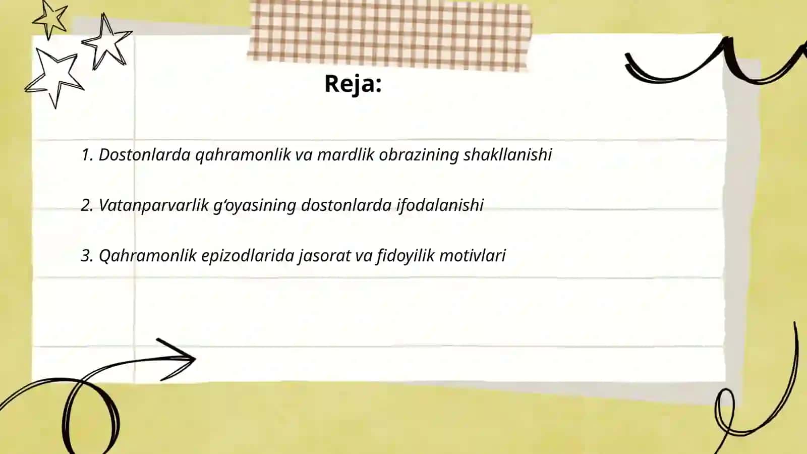 Dostonlarda qahramonlik va mardlik obrazining shakllanishi 2