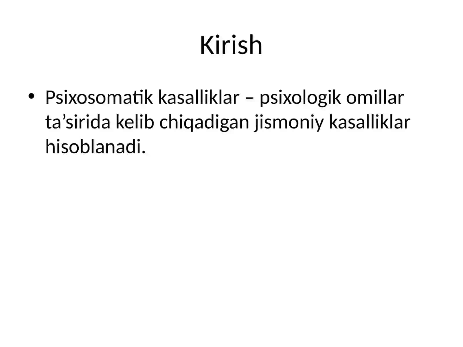 Psixosomatik kasalliklar 2