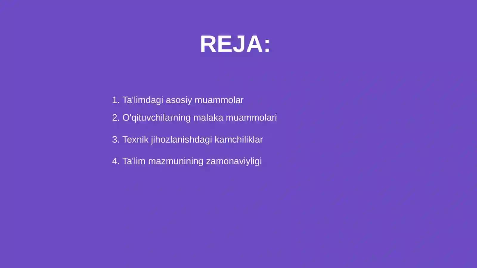 Ta'limdagi muammolar va ularning yechimi 2