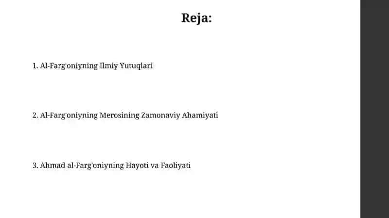 Ahmad al-Farg'oniy va uning merosi 2