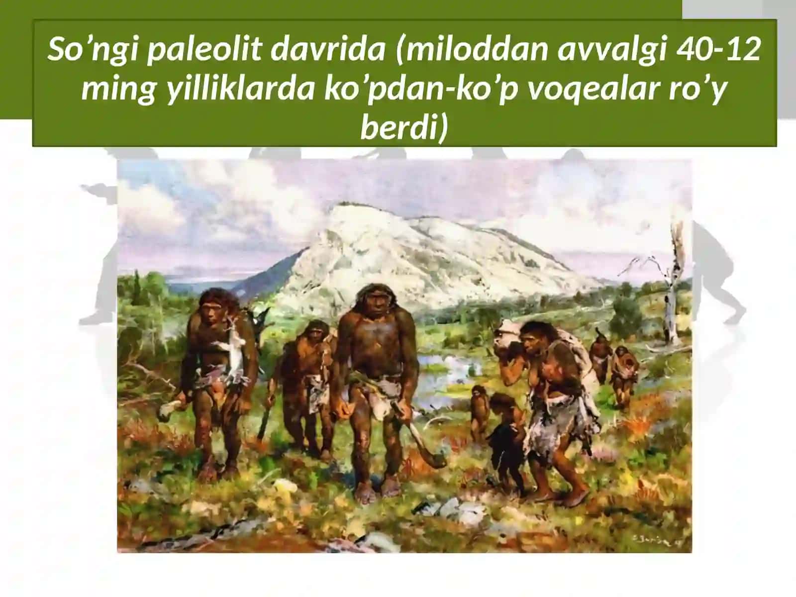 6-sinf Tarix fanidan Urug'chilik jamiyati dars taqdimot 2