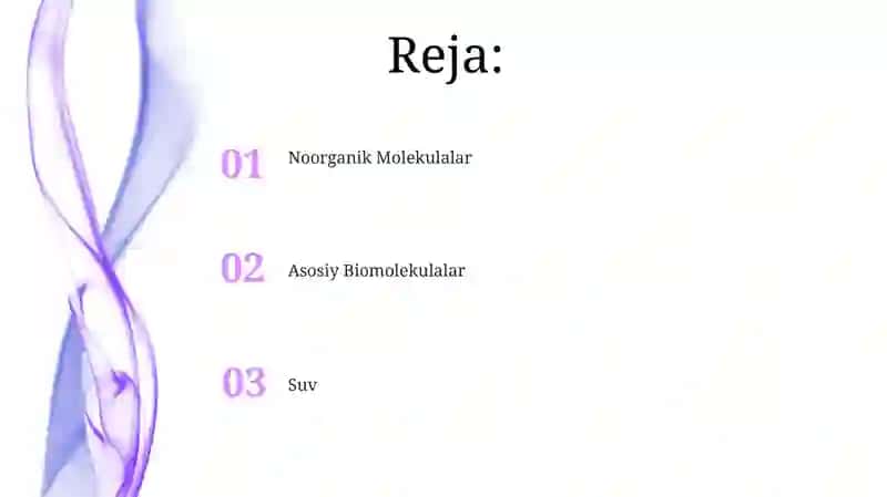 Hujayraning kimyoviy tarkibi 2