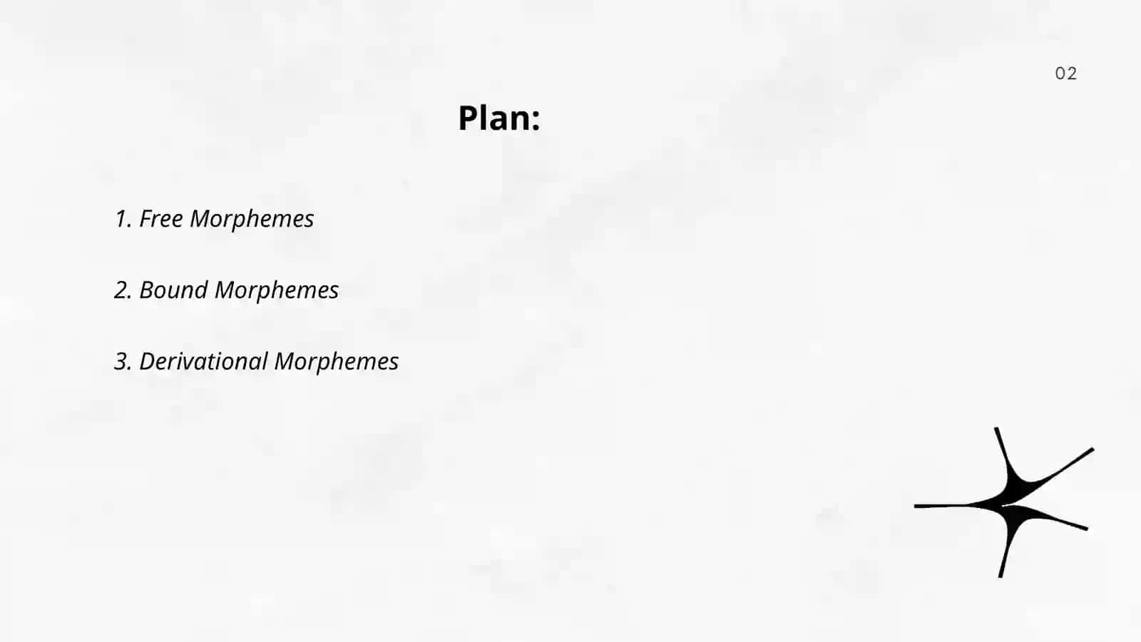 Classification of morphemes 2