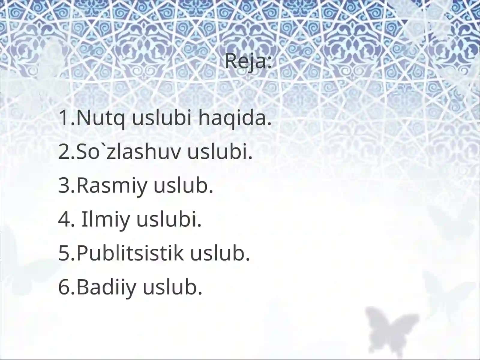 Nutqning uslubiy turlari 2