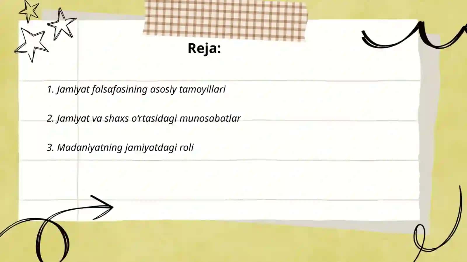 Jamiyat falsafasi 2