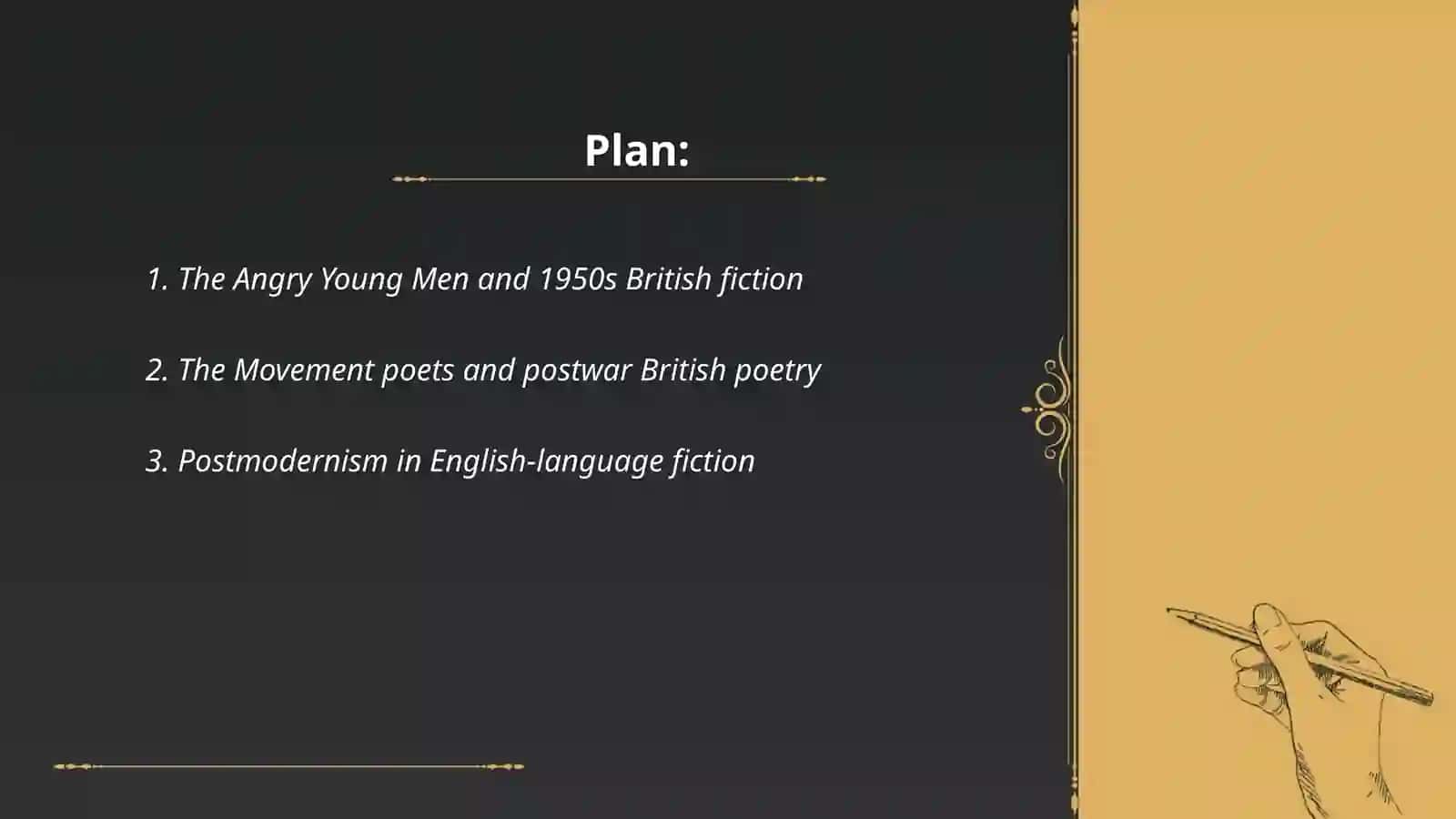English literature after world war 2 2