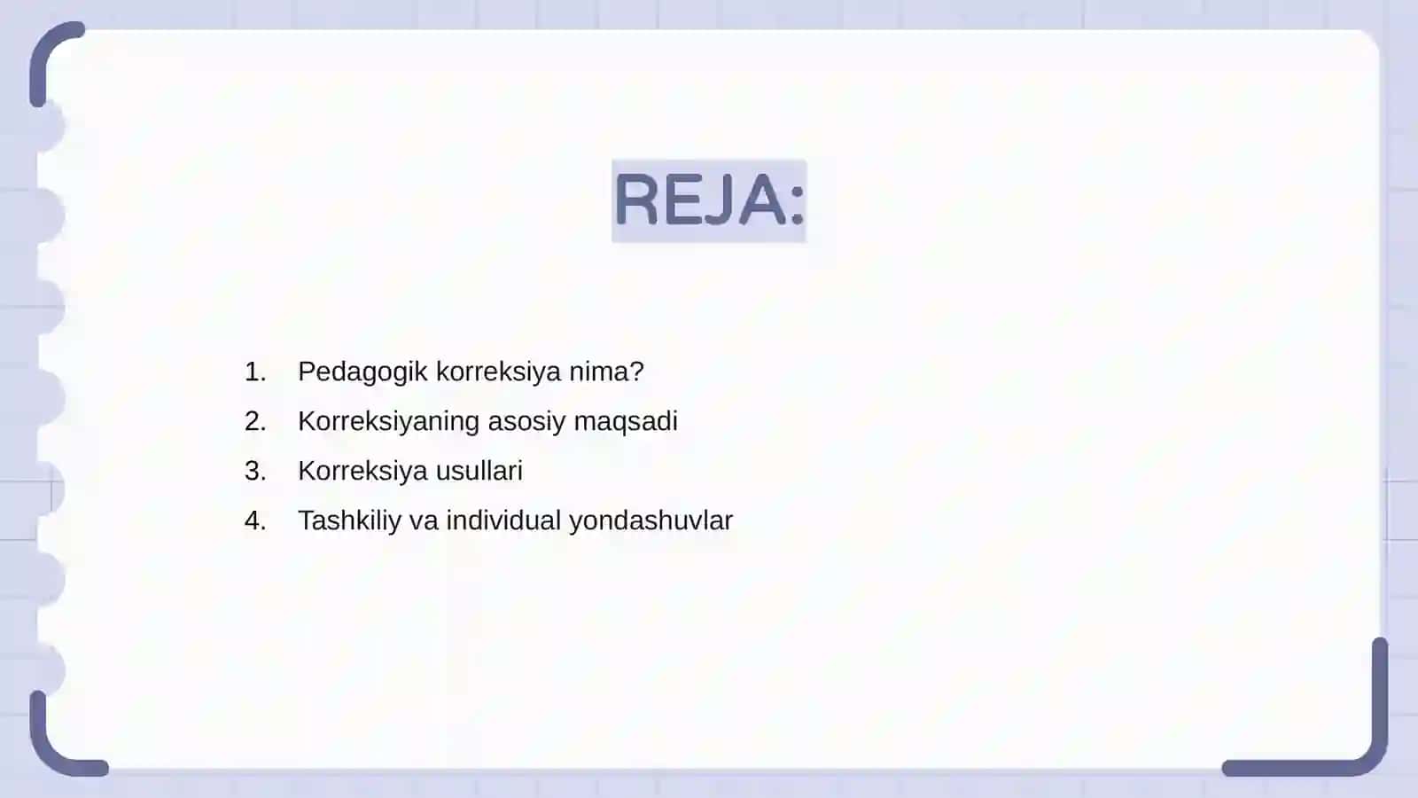 Pedagogik korreksiya haqida tushuncha 2