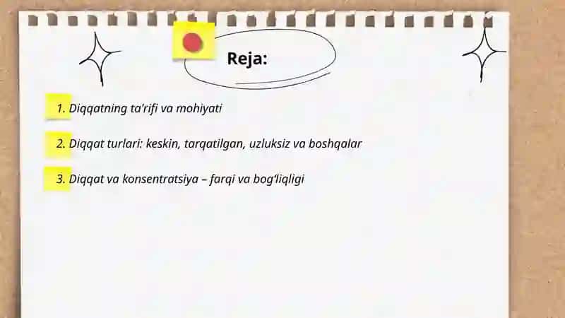 Diqqat haqida 2