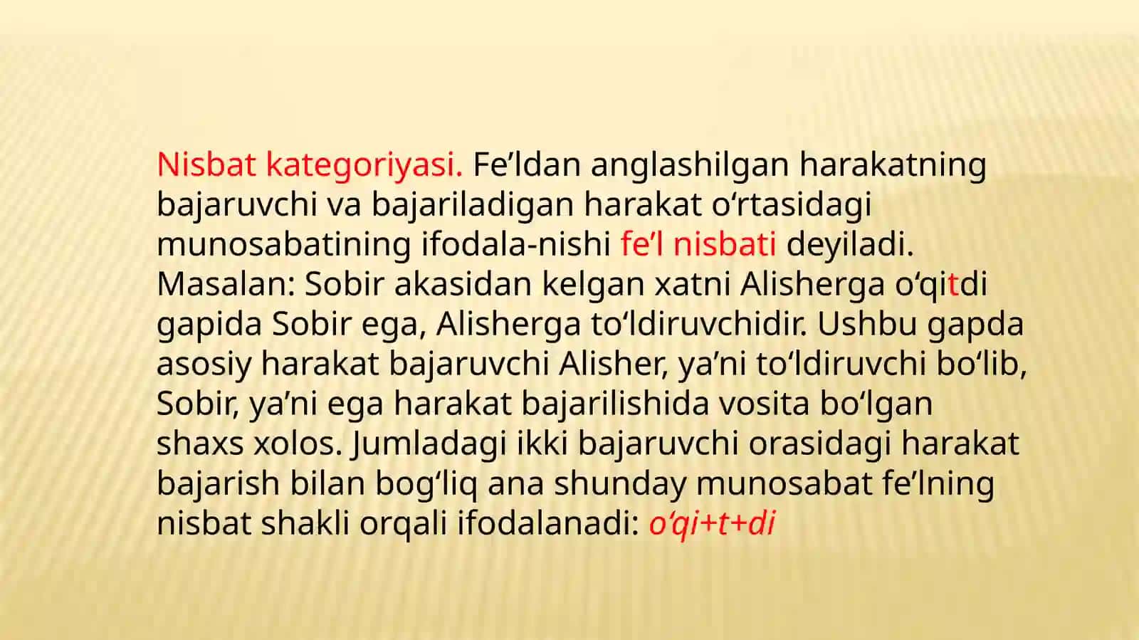 Fe’l so’z turkumi 2