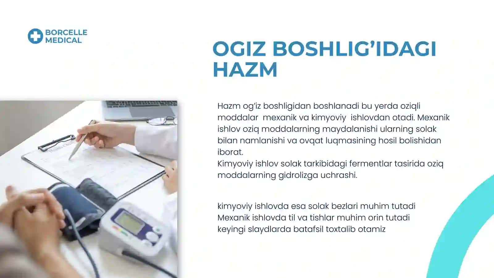 Og'iz boshlig'i fiziologiyasi 2