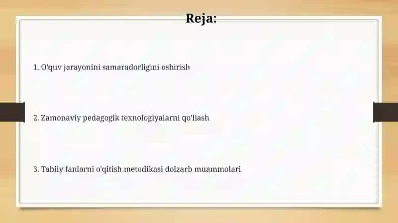 Eksperimental o'qitish va amaliy mashg'ulotlar 2