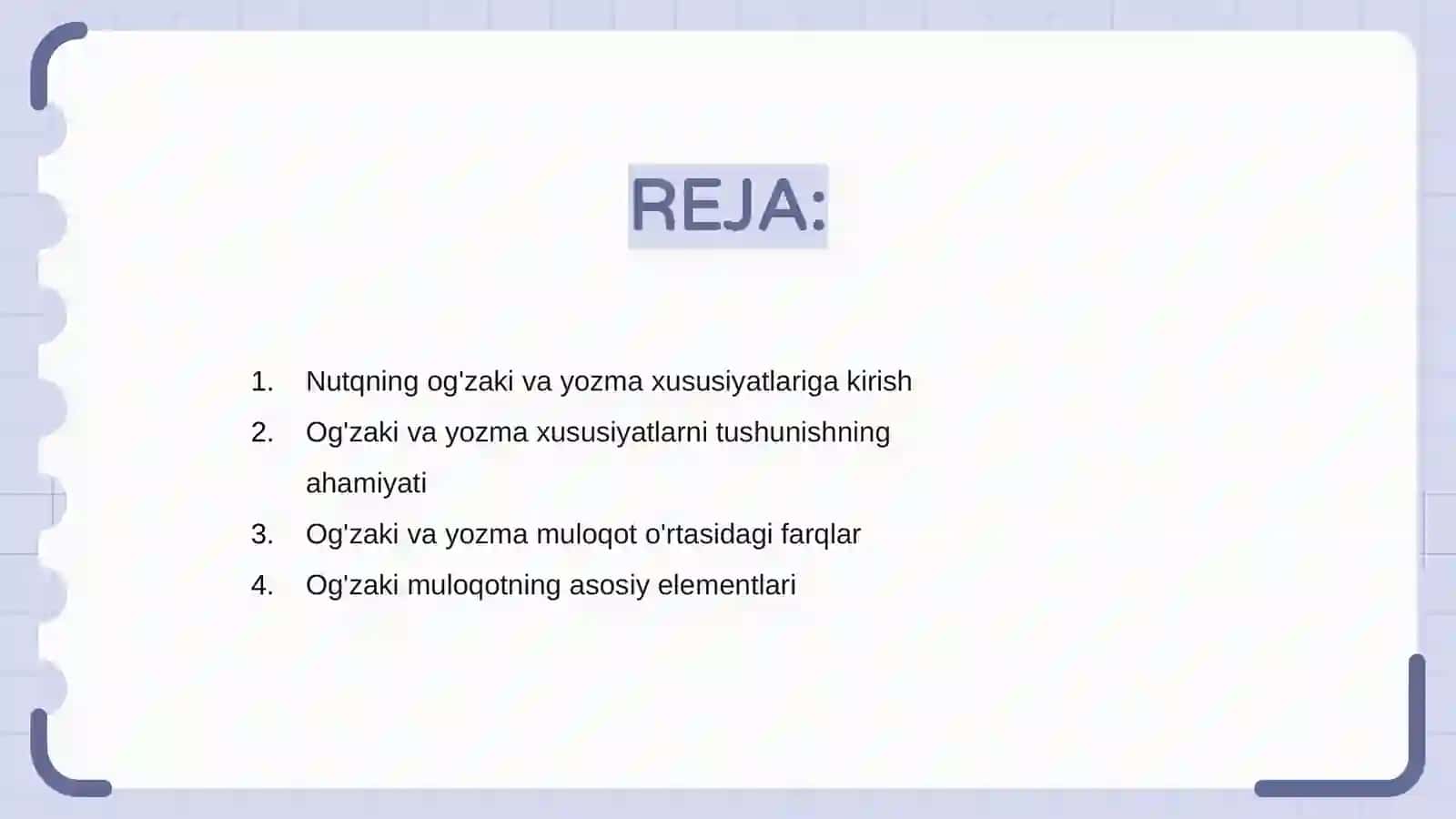 Og'zaki va yozma Nutq xususiyatlari 2