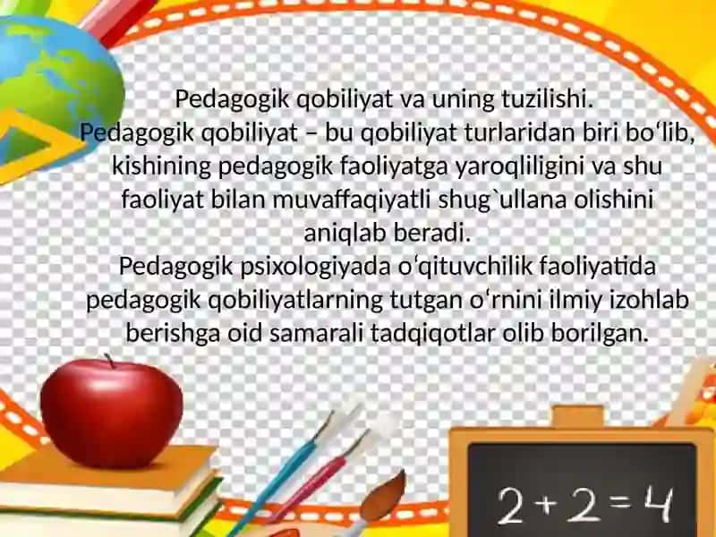 Pedagogik qobiliyat va uning tuzilishi 2
