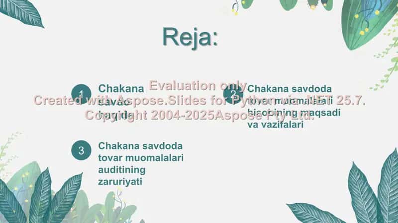 Chakana savdo va uning hususiyatlari 2