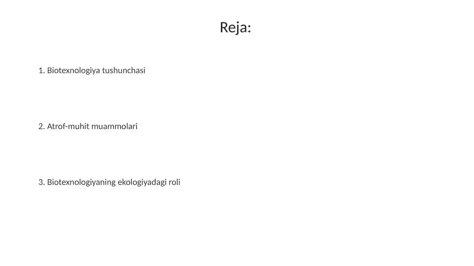 Biotexnologiya tushunchasi 2