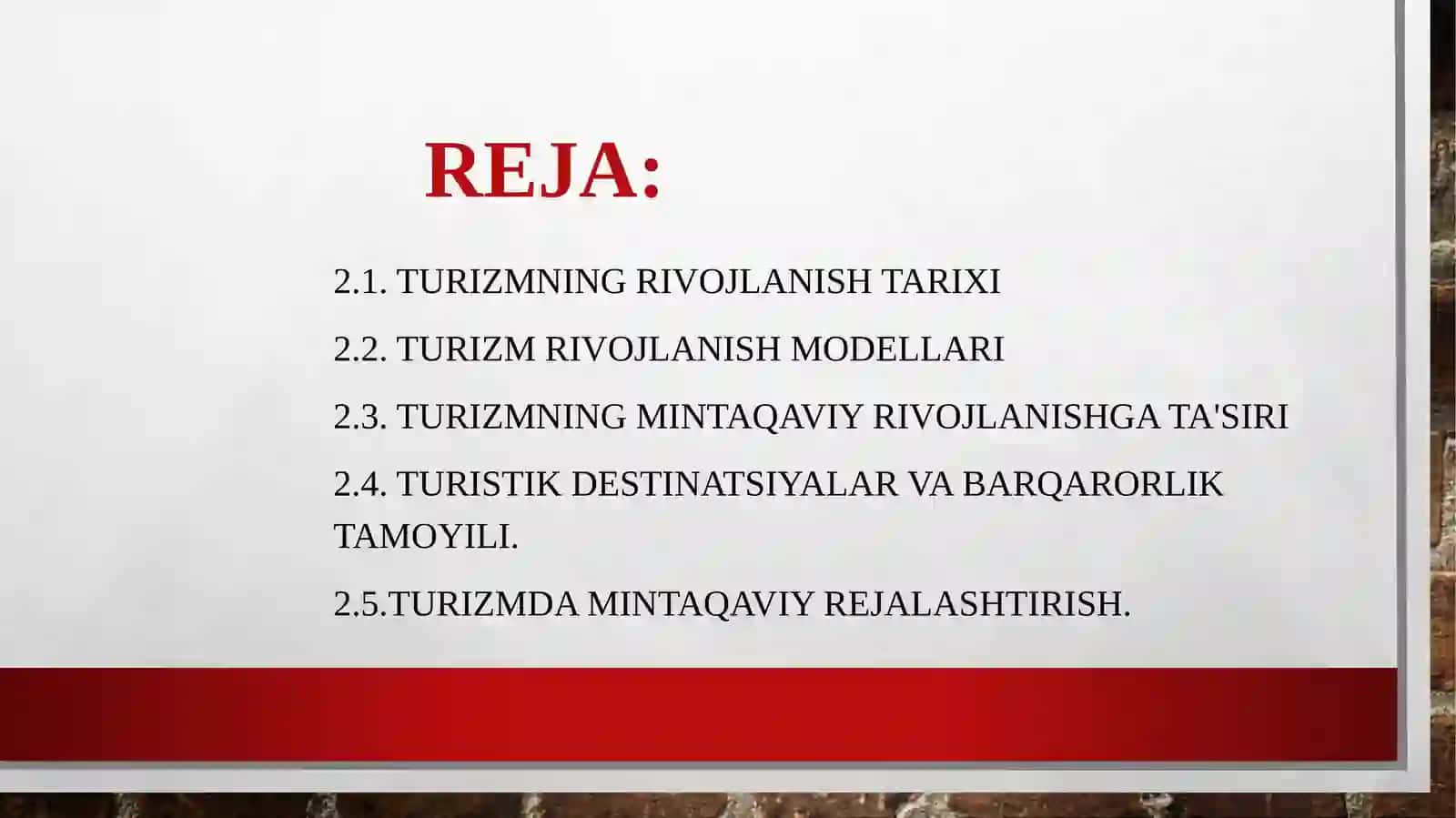 Turistikresurslarningshakllanishbosqichlari 2