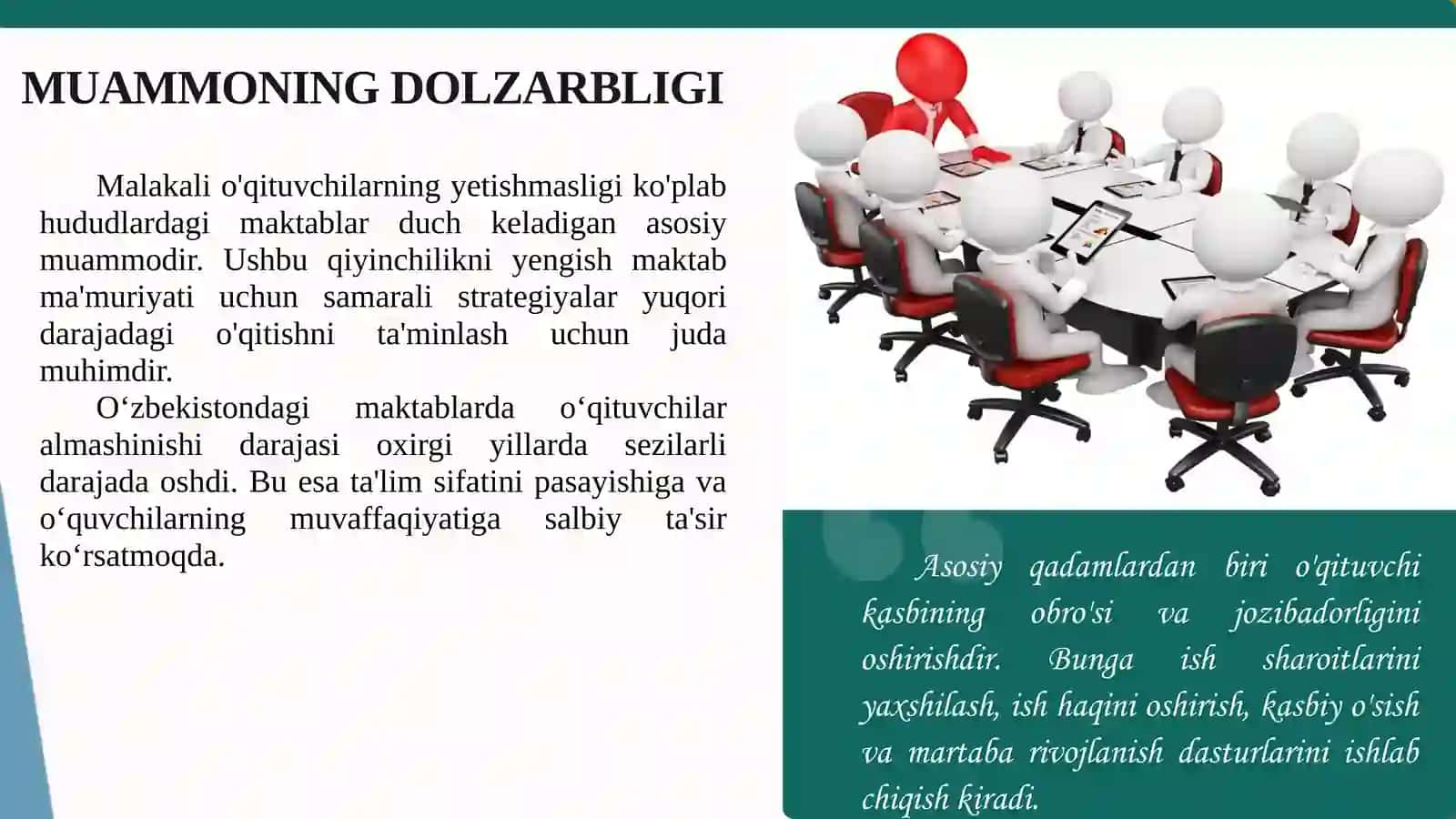 MAKTABDA KADRLAR QO‘NIMSIZLIGINI BARTARAF ETISH 2