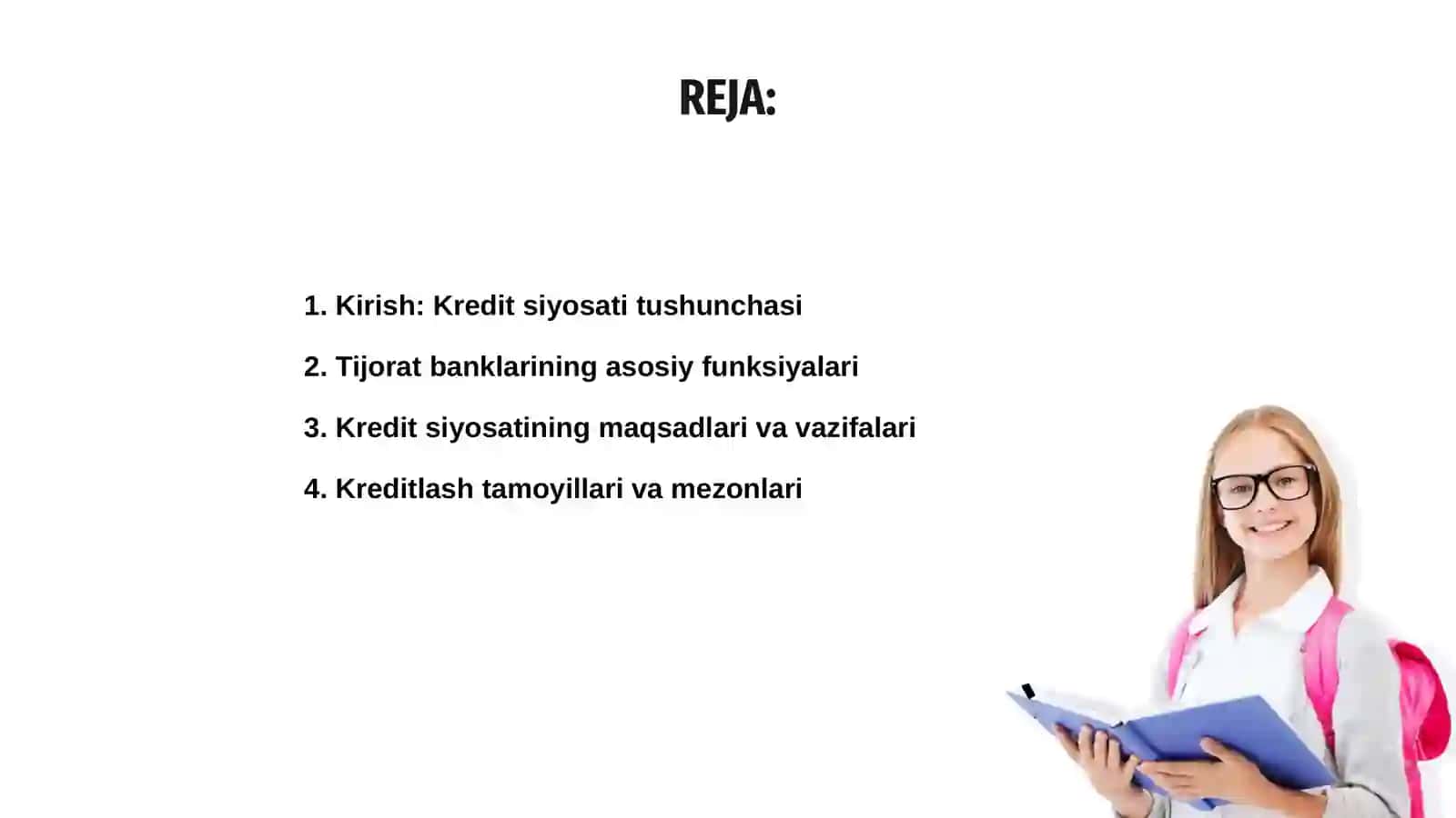 Kredit siyosati tushunchasi 2