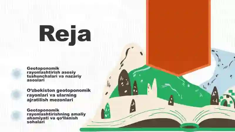 Geotoponomik Rayonlashtirish Qonunyatları 2