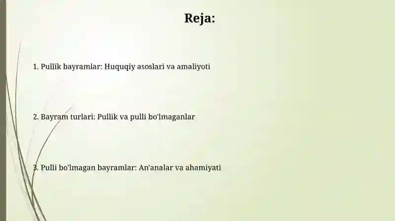 Milliy bayramlar va ularning ahamiyati 2