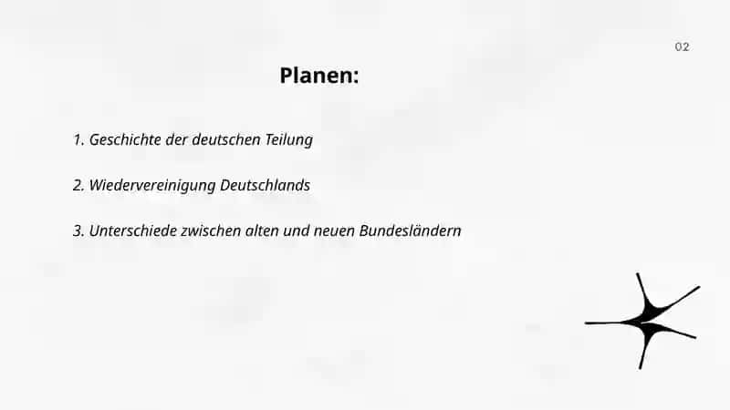 Die alten und neuen Bundesländer von Deutschland 2