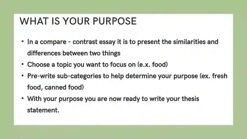 Compare & Contrast Essay 2