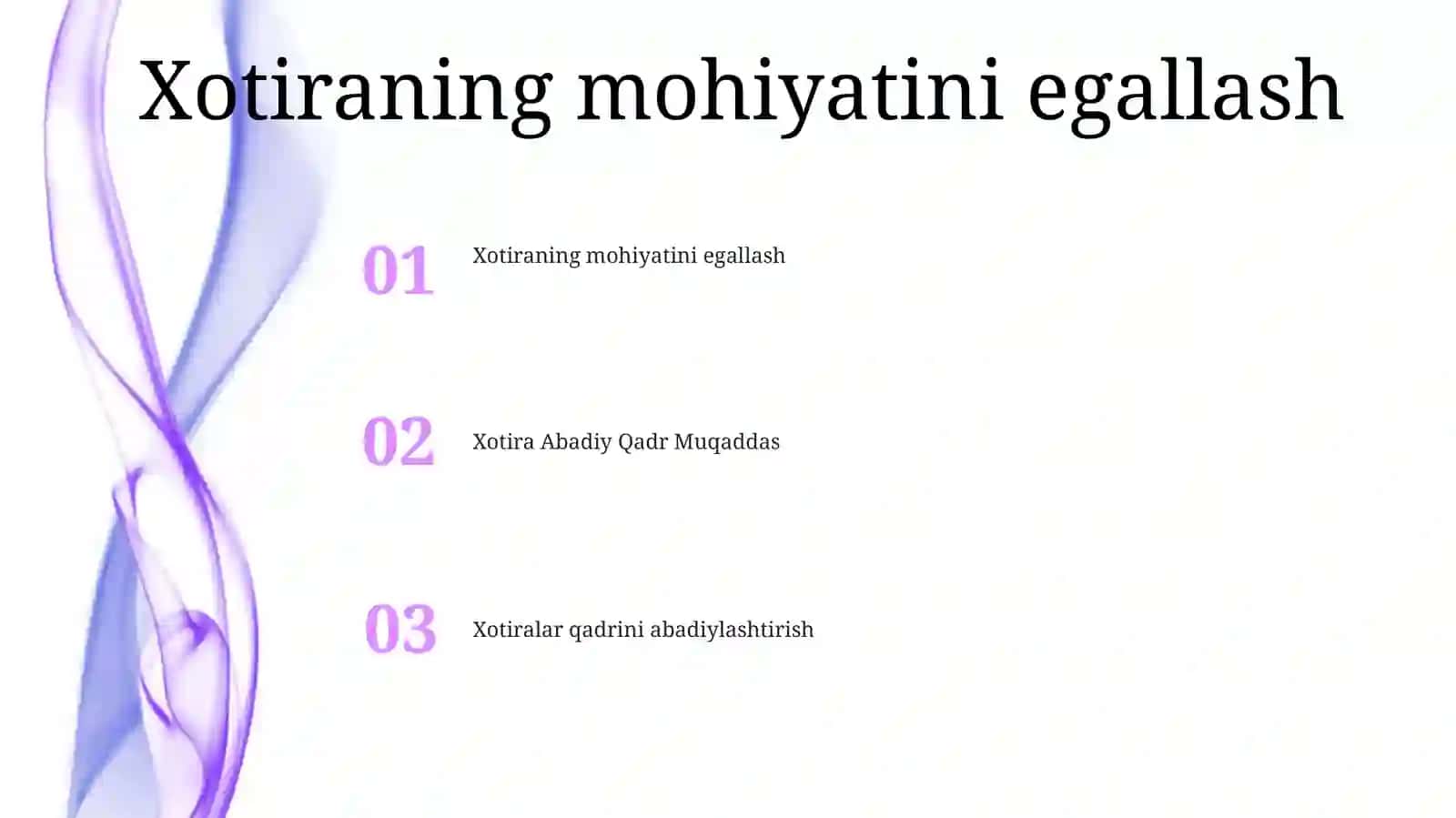 Xotira Abadiy Qadr Muqaddas 2