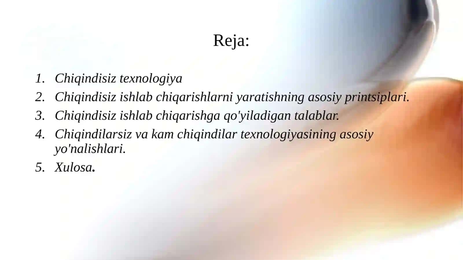 Chiqindisiz texnologiyani rivojlantirishda qurilish materiallari sanoatining o'rni 2