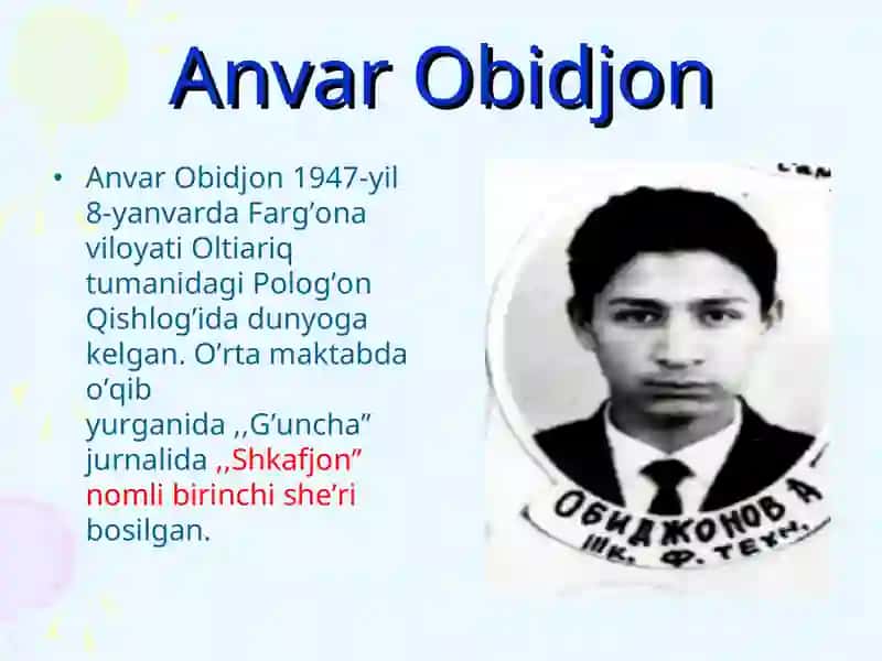 Anvar Obidjon 2