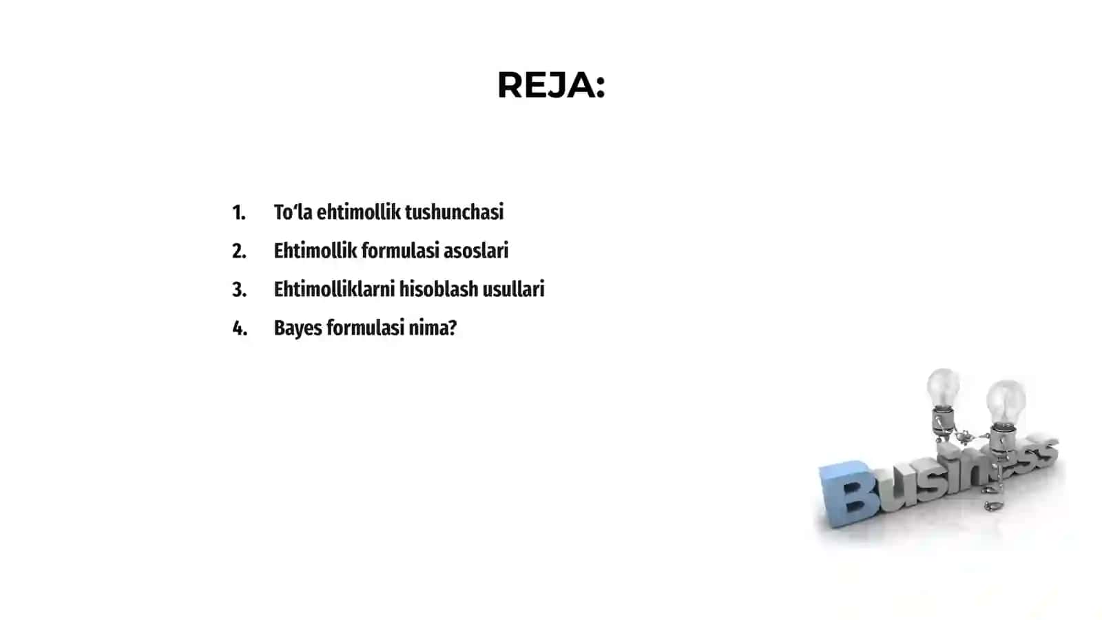 Toʻla ehtimollik formulasi 2