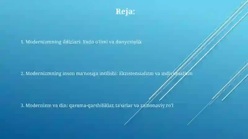 Din va modernizm 2