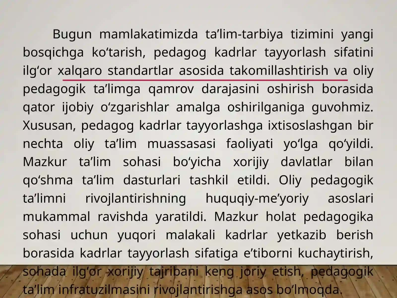 “taʼlim toʼgʼrisida”gi qonunning mazmun-mohiyati 2