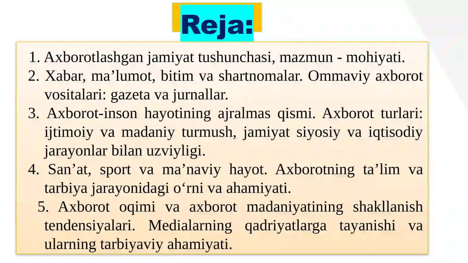 Mediasavodxonlik va axborot madaniyatini fanining tarixiy evolyutsiyasi 2