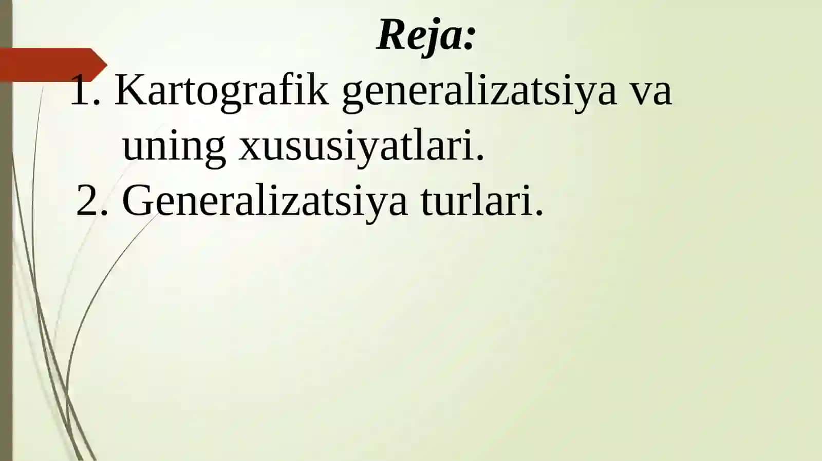 Kartografikgeneralizatsiyava 2