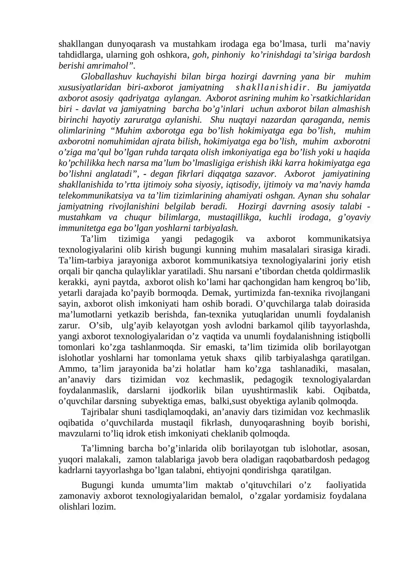 Ta'limning yangi modelini yaratish 2