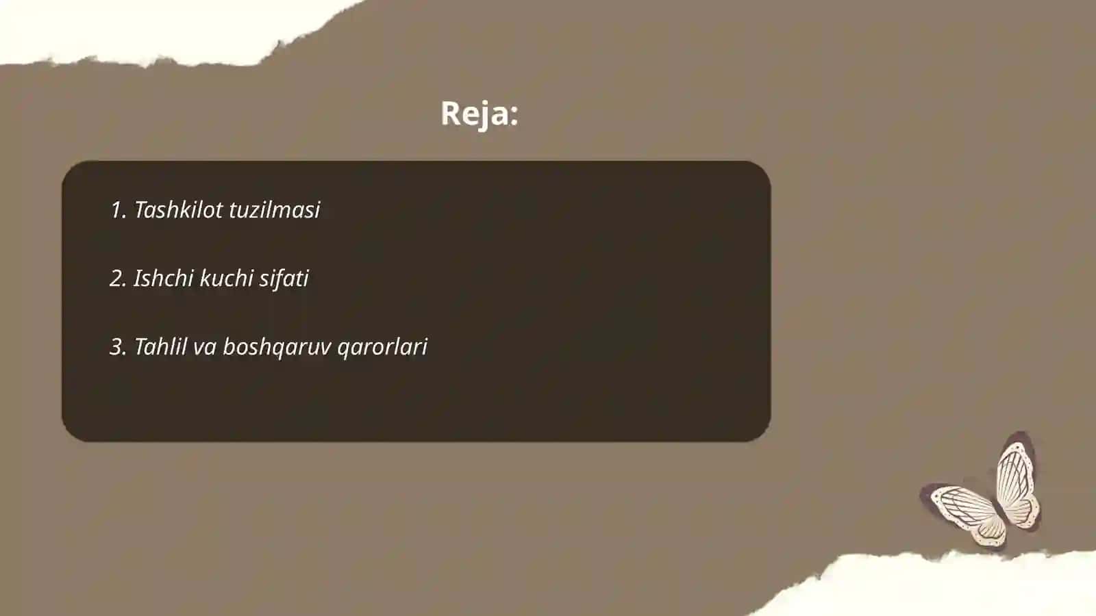 Tashkilot tuzilmasi 2