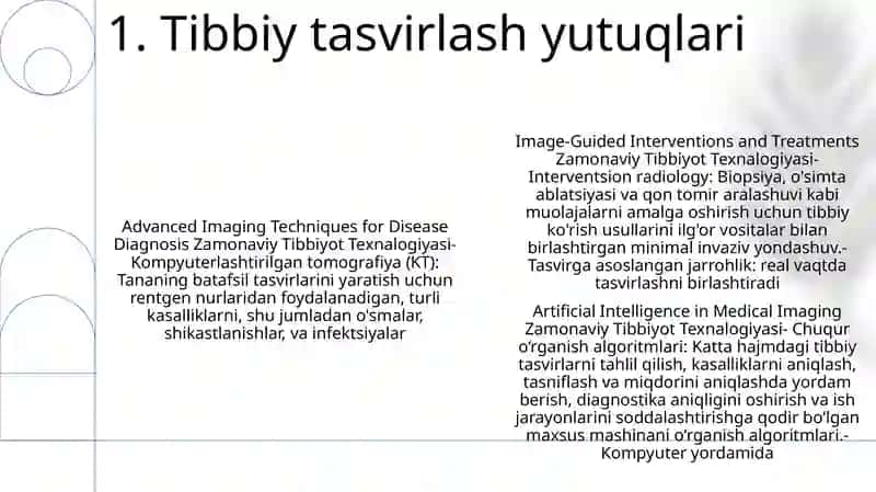 Zamonaviy Tibbiyot Texnalogiyasi 2