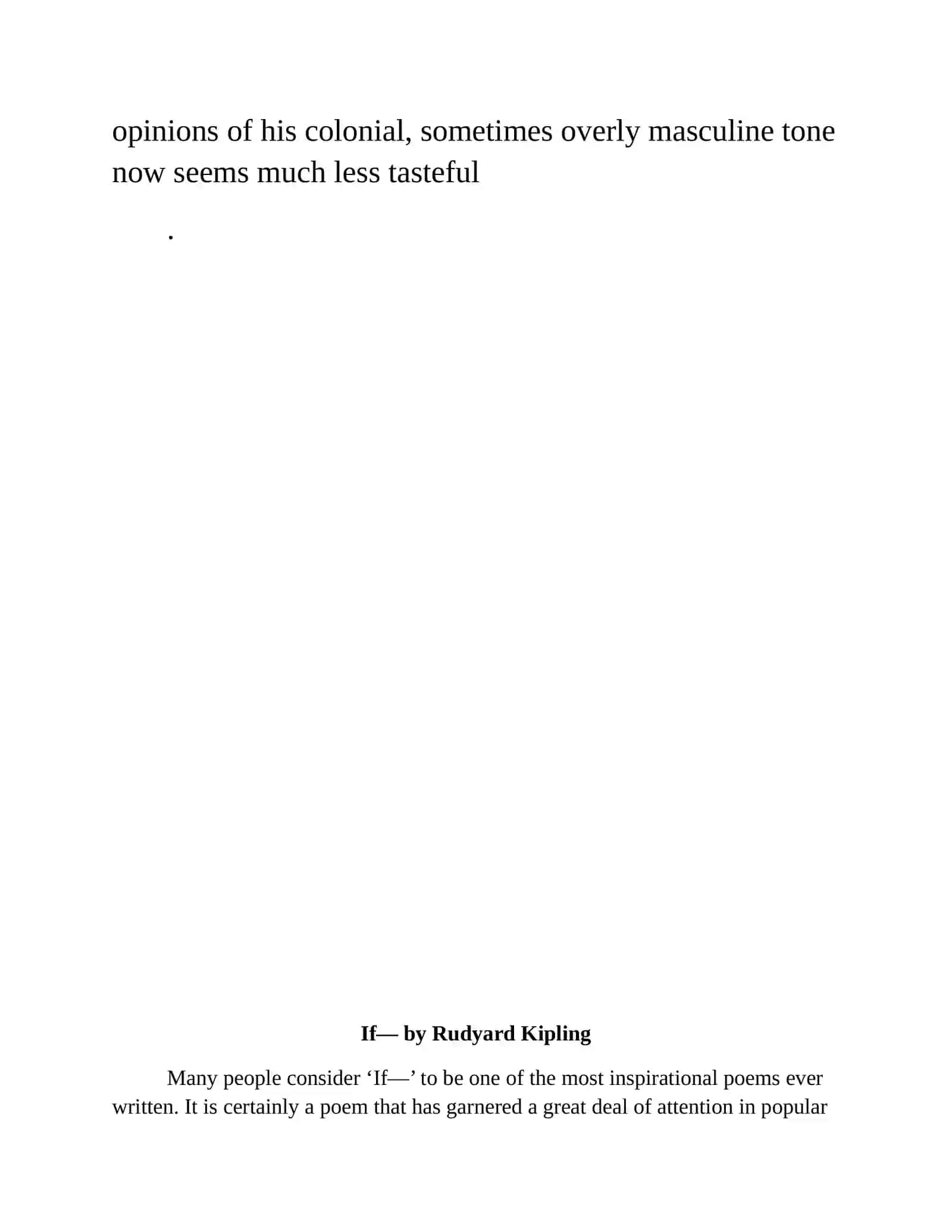 If— by Rudyard Kipling 2