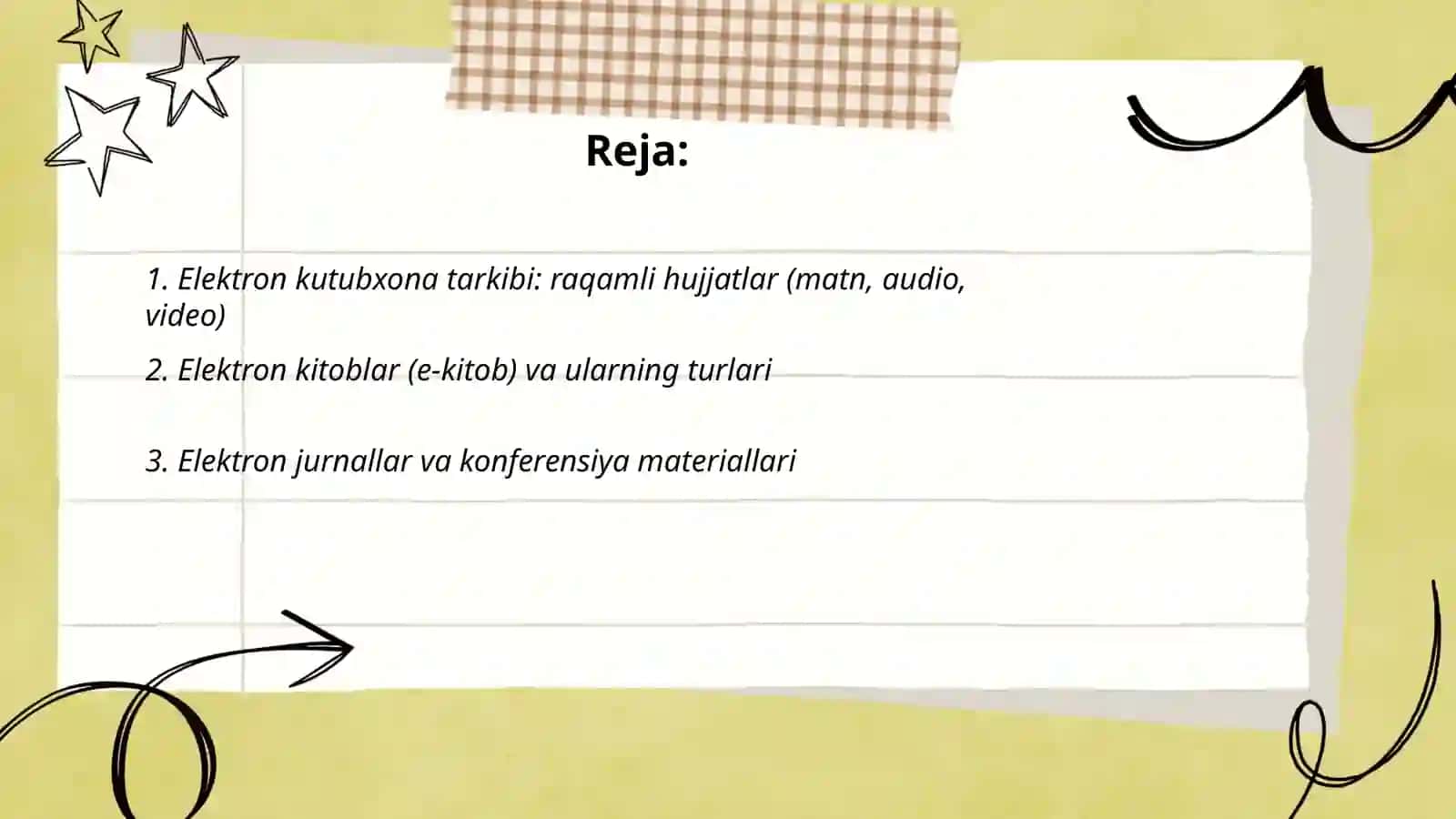 Elektron kutubxona tarkibi va turlari 2