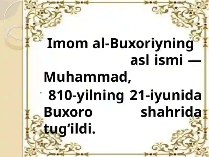 IMOM AL-BUXORIY 2