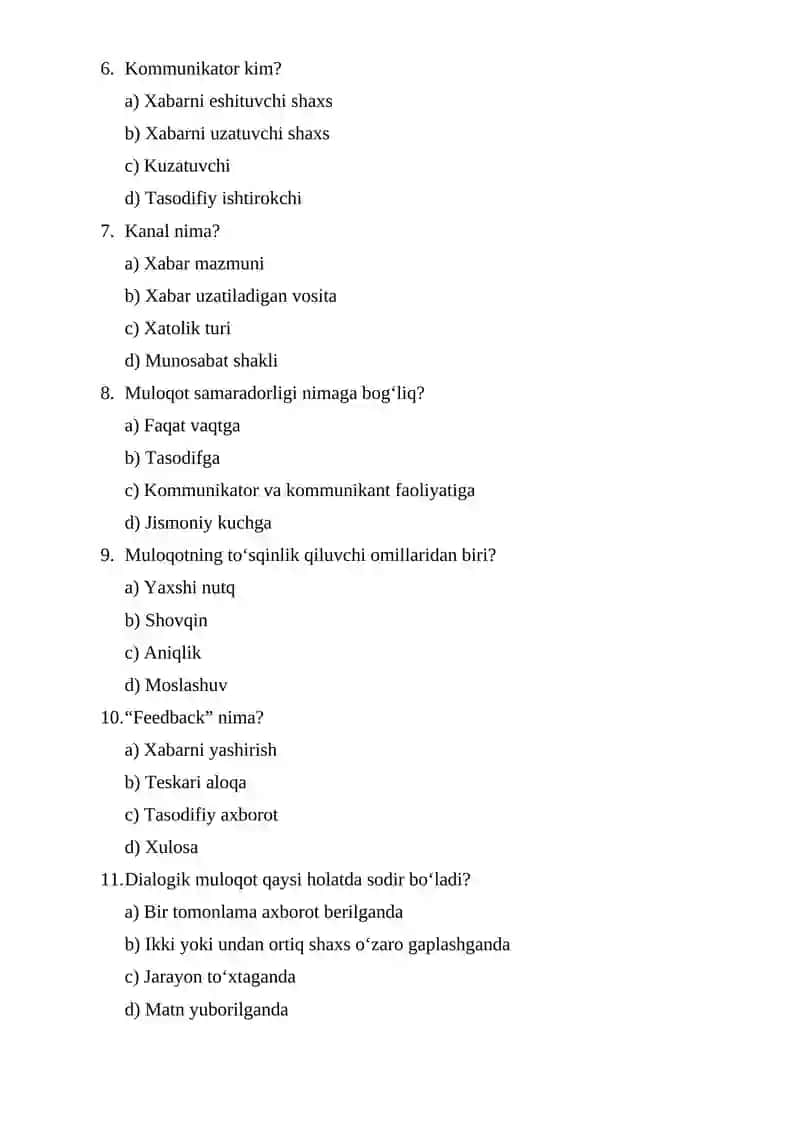 Muloqot haqida tushuncha 2