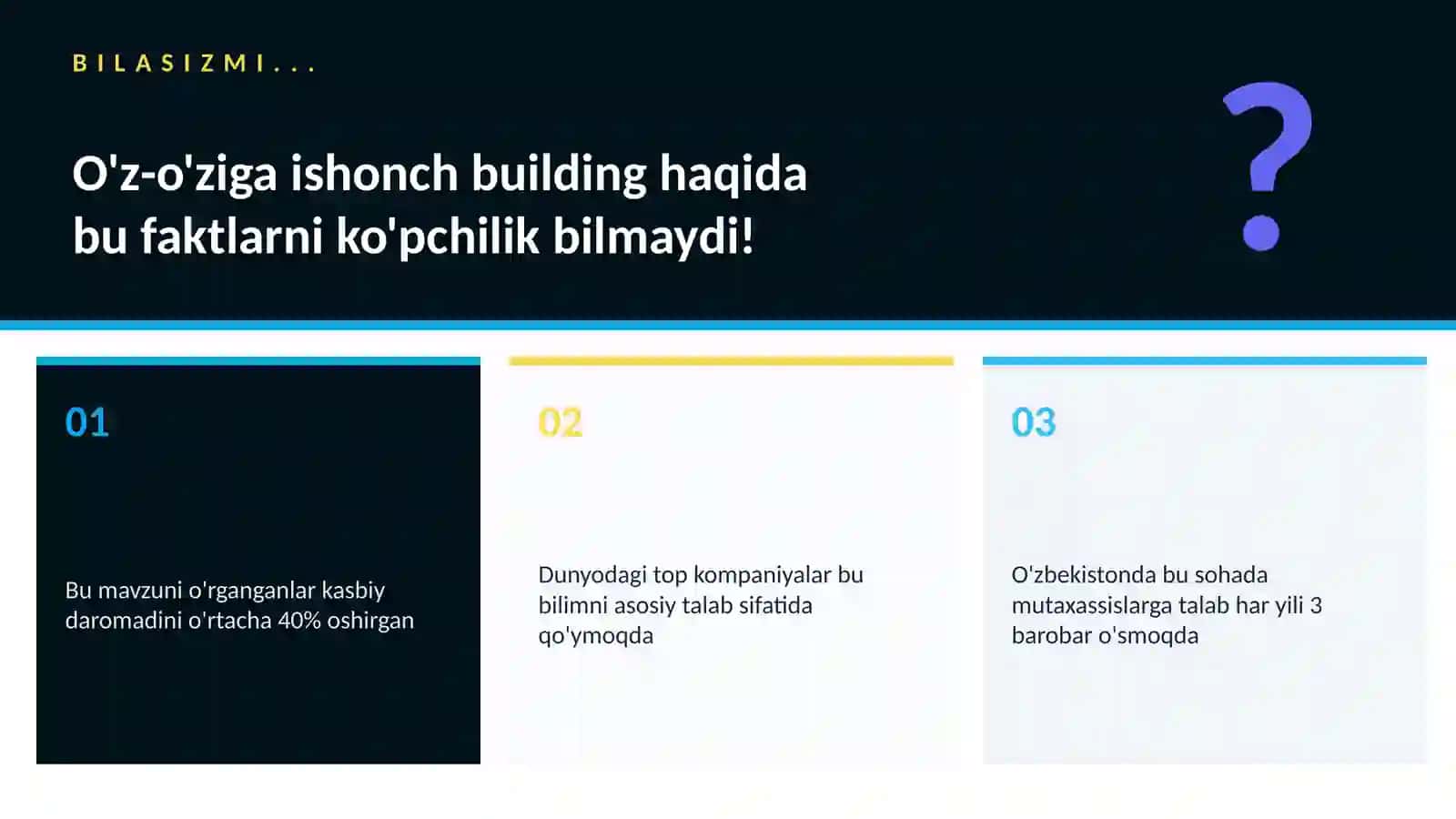 O'z-o'ziga ishonch building 2