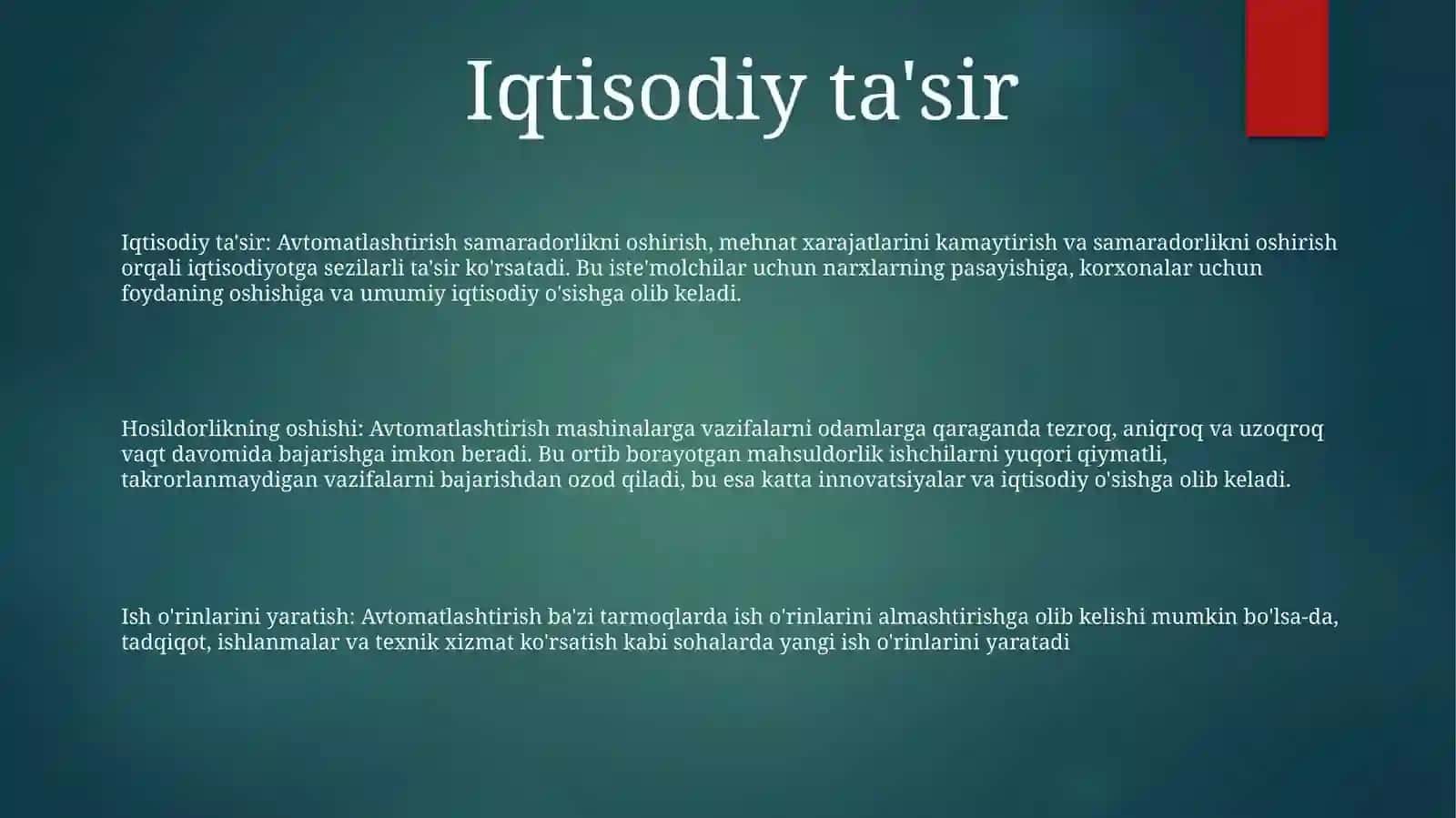 Japayonlarni Avtomatlashtirishning Axamiyati 2