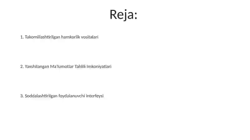 MS Office 2010 dasturlar paketi imkoniyatlari 2