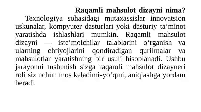 Raqamli mahsulot dizayni 2